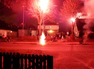 Feuerwerk in Buchholz