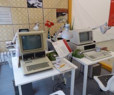 13 Computer Ausstellung im Sophienhof mit Apple PC