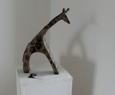 15 Giraffe, Ton glasiert von Ingrid Claussen