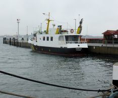18 Bestattungsschiff Nordica im Laboer Hafen