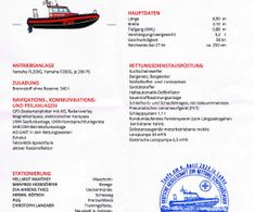 28 hier die technischen Daten des neuen Seenotrettungsbootes